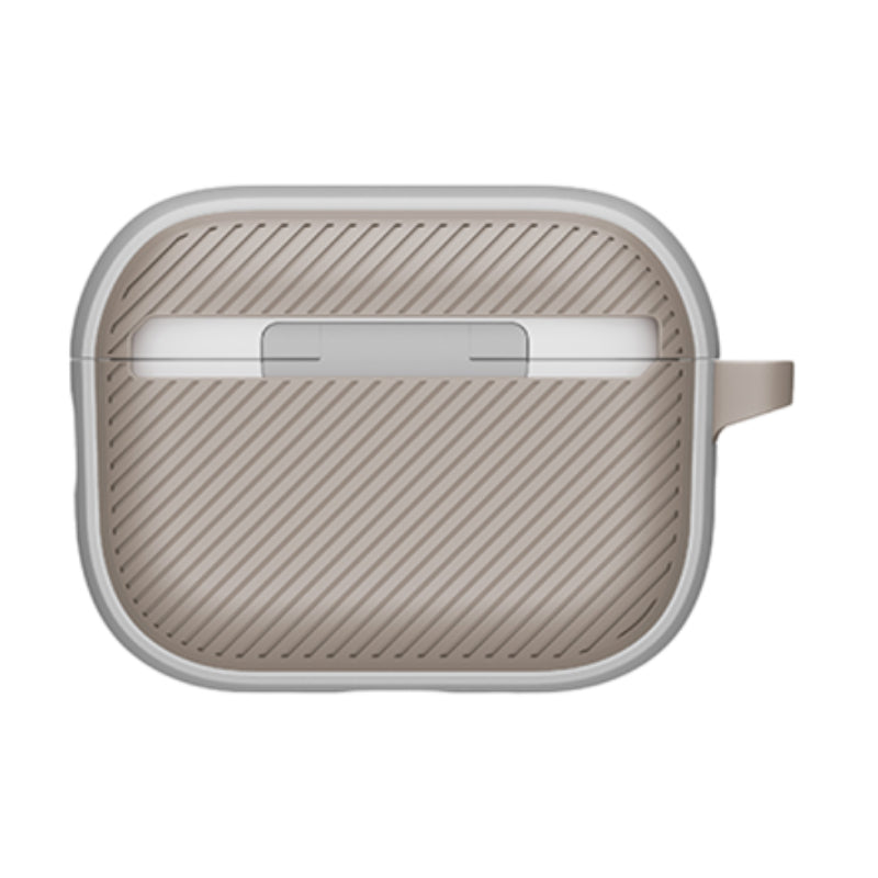 UNIQ Clyde Lock Case for Apple Airpods Pro 3rd Gen - Mist Grey/Khaki