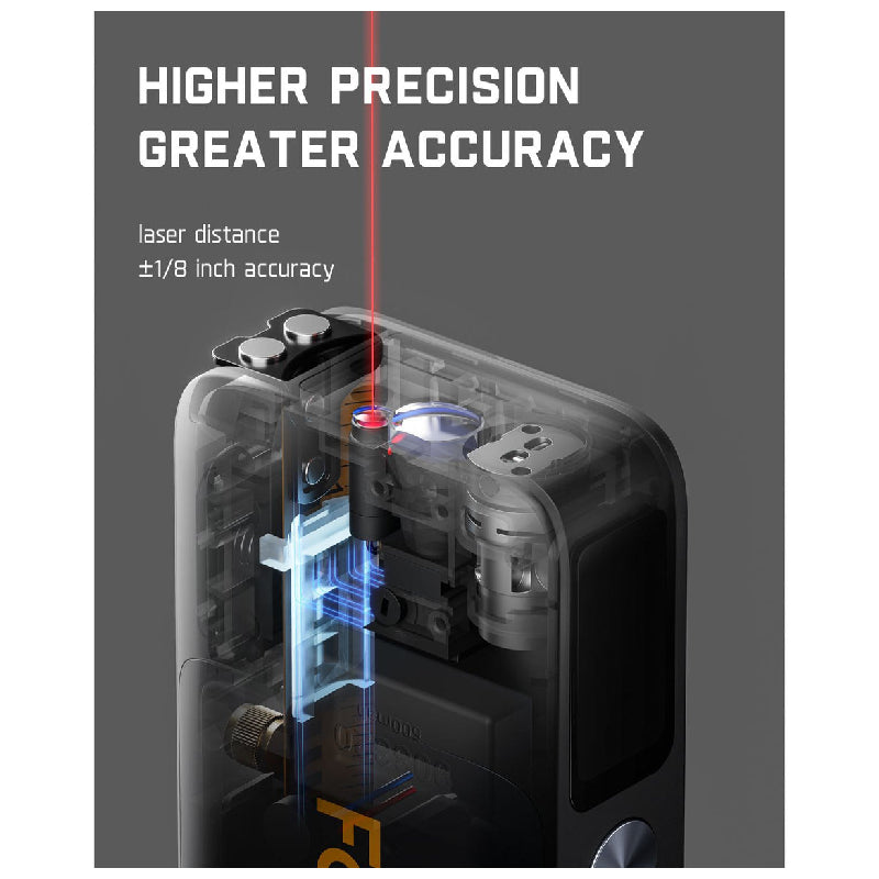 Fanttik A10 Pro 2-in-1 Digital Laser Tape Measure - Black