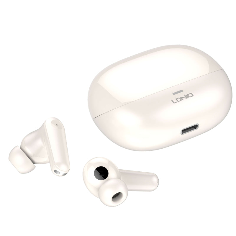 LDNIO T05 Wireless Stereo Earbuds - In-Ear / Bluetooth / White