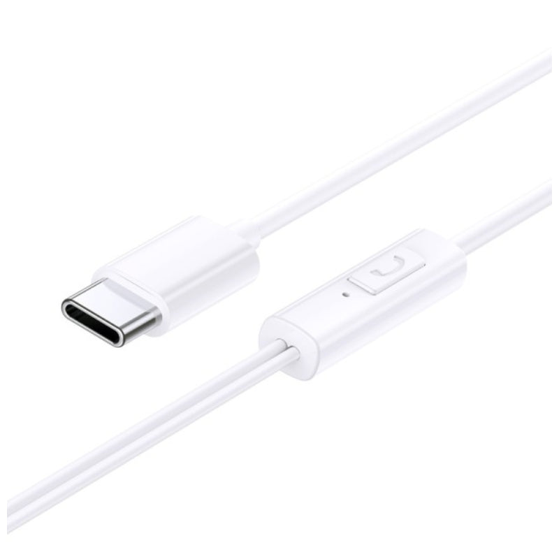 Baseus Encok CZ11 Wired Earphones - Moon White