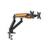 AndaSeat Stealth II Duo A6D-2S Ergonomic Monitor Arm - 17"-32" Inch / Black/Orange