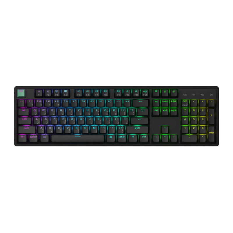 Keychron K10 HE Wireless 80% Wireless Mechanical Keyboard - Bluetooth / 2.4GHz (Arabic Layout) / Black