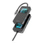 Porodo 6-In-1 Multi-Port USB-C Hub with Smart Digital Display - Gray