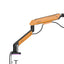 AndaSeat Stealth Pro II RGB A9X Single Monitor Arm - 17"-42" Inch / Black/Orange