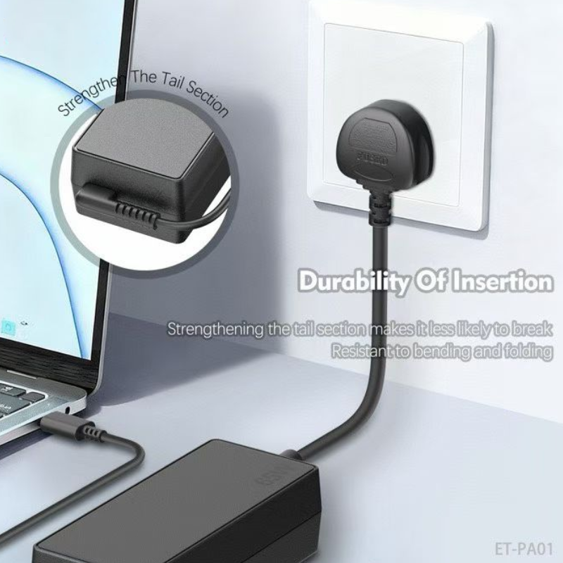 Earldom Laptop Power Adapter - 65W / USB-C / Black