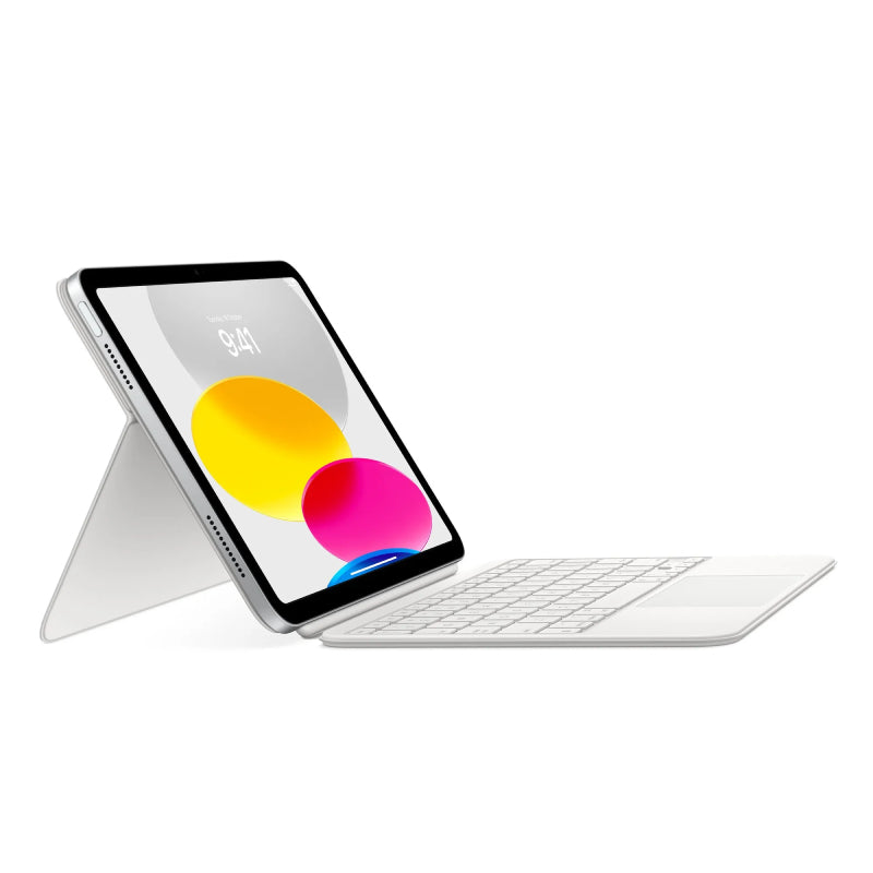 Apple Magic Keyboard Folio For Apple iPad (A16) - White / English/Arabic