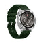 Swiss Military Dom 4 Silver Frame Green Silicon Strap - Smart Watch Smart Watches