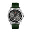Swiss Military Dom 4 Silver Frame Green Silicon Strap - Smart Watch Smart Watches