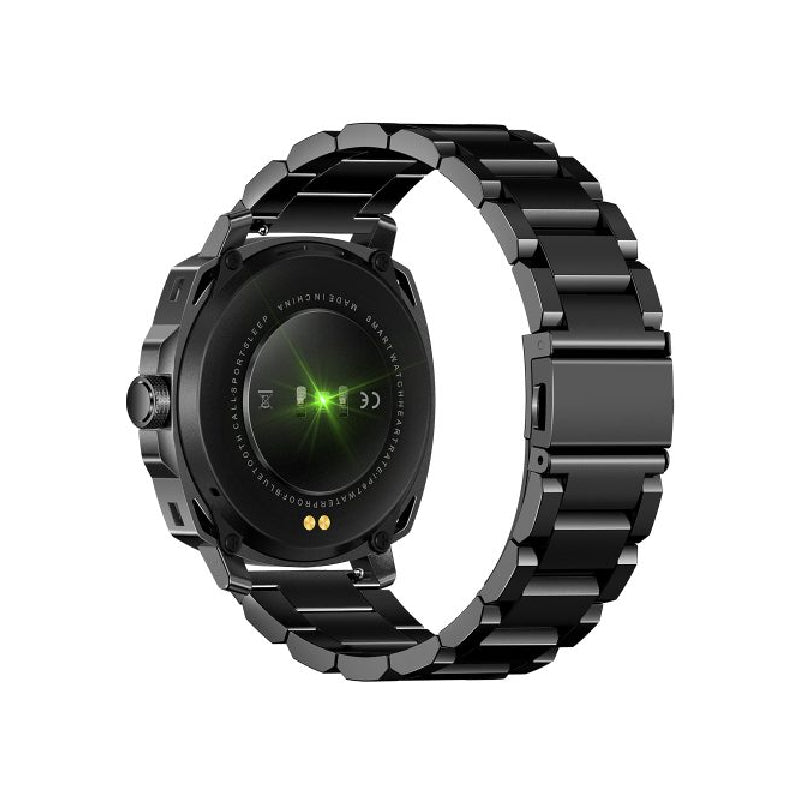 Swiss Military Dom 4 Gun Metal Steel Strap - Black / Smart Watch Smart Watches
