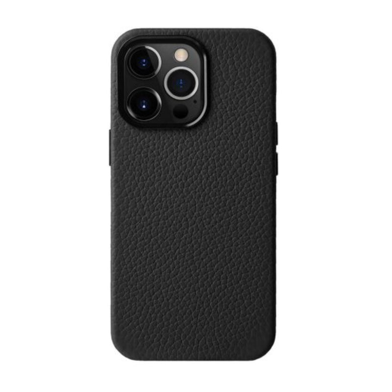 Melkco Back Snap Pro Series With Magsafe Clemence Leather Regal Cover Case - Apple iPhone 15 Pro / Black Accessories >
