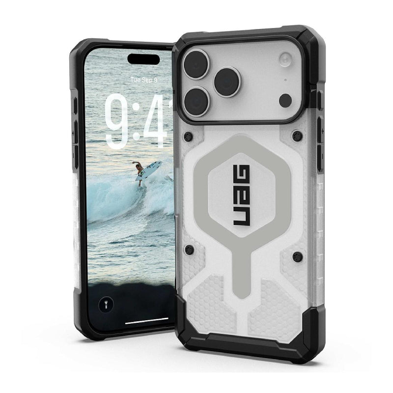 UAG Pathfinder Clear MagSafe Case For Apple iPhone 17 Pro - Ice/Silver Accessories > Mobiles & Tablets > Mobiles >