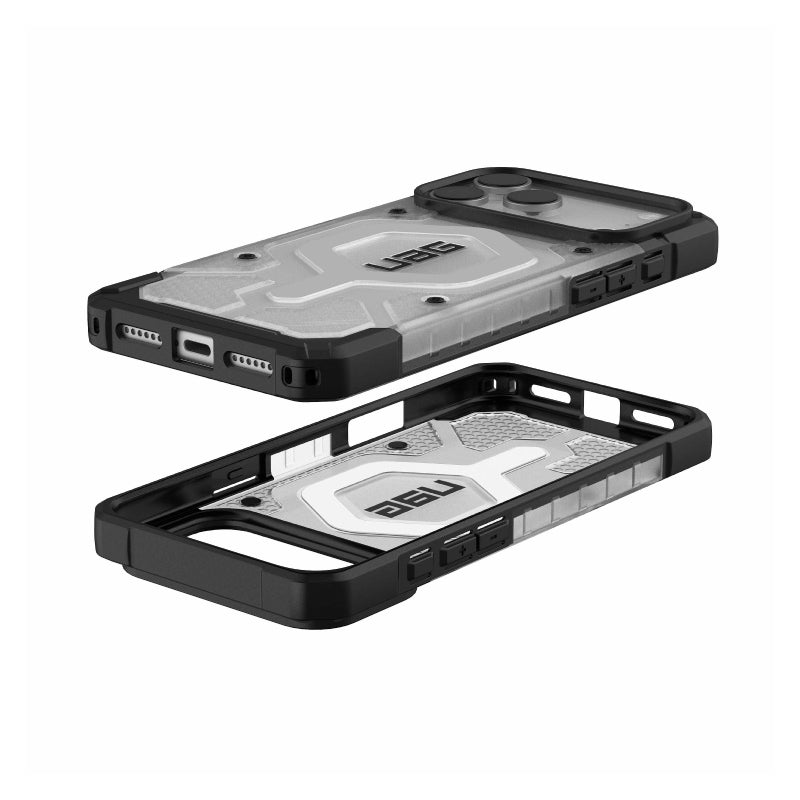 UAG Pathfinder Clear MagSafe Case For Apple iPhone 17 Pro - Ice/Silver Accessories > Mobiles & Tablets > Mobiles >