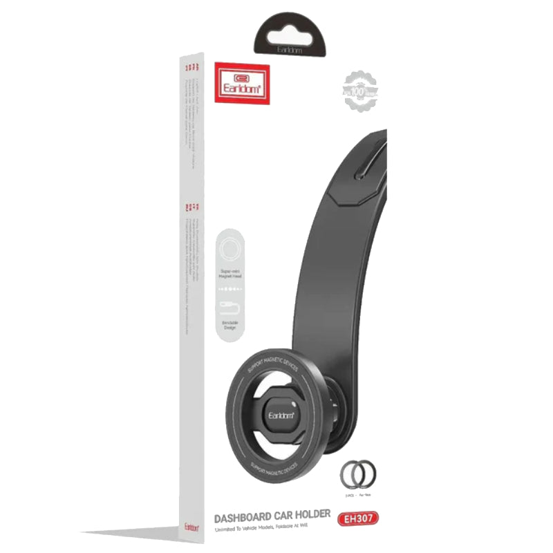 Earldom ET-EH307 Dashboard Magnetic Car Phone Holder - Black