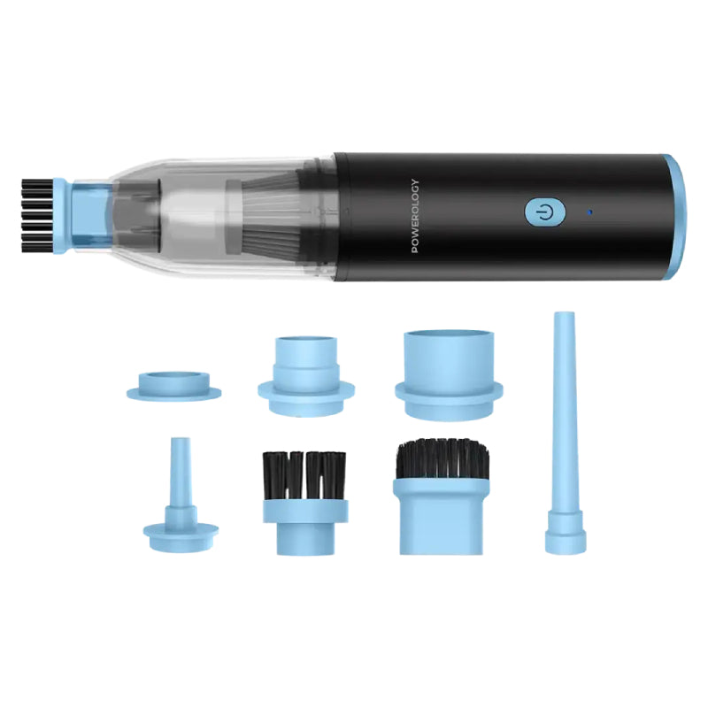 Powerology TurboVac 8-in-1 Handheld Vacuum Cleaner - Black