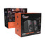 Porodo Gaming Gaming Stereo Wired Speakers Volume Knob Control - 1.1M / 3.5mm Aux / USB - Black