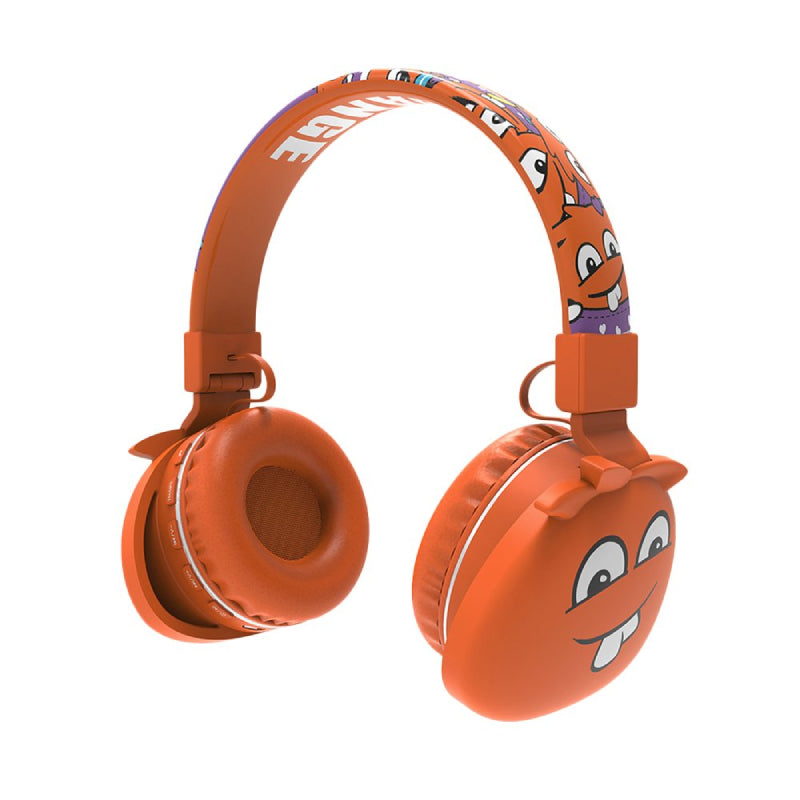 MAESTRO Jelly Monsters wireless headphone for Kids - Bluetooth / Orange