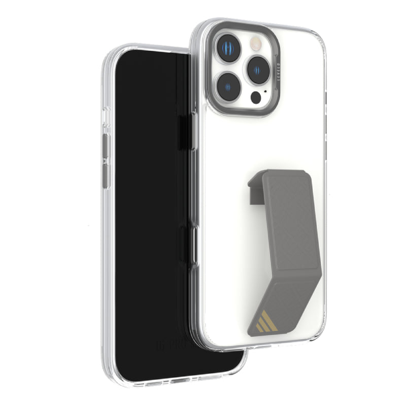 Levelo Morphix Clara Grip Case For Apple iPhone 16 Pro Max - Gray