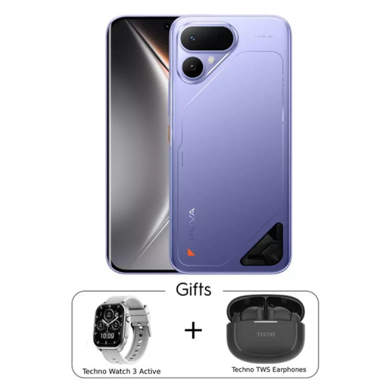Tecno Pova Curve 2 - 12GB / 256GB / 6.78" AMOLED / 5G / Mystic Purple - Mobile