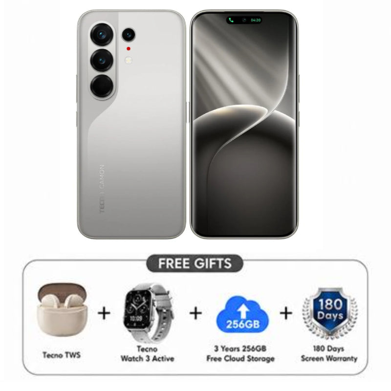 Tecno Camon 50 Ultra - 12GB / 256GB / 6.78" Curved AMOLED / 5G / Nebula Titanium - Mobile