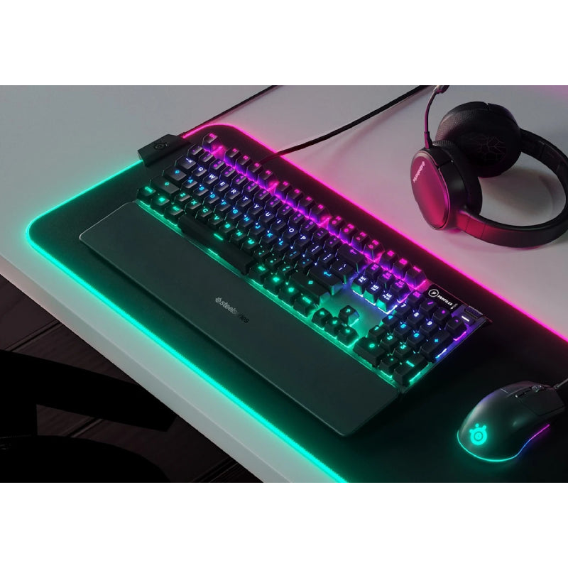 SteelSeries Apex 5 Hybrid Mechanical Gaming Keyboard - Wired / RGB / Black