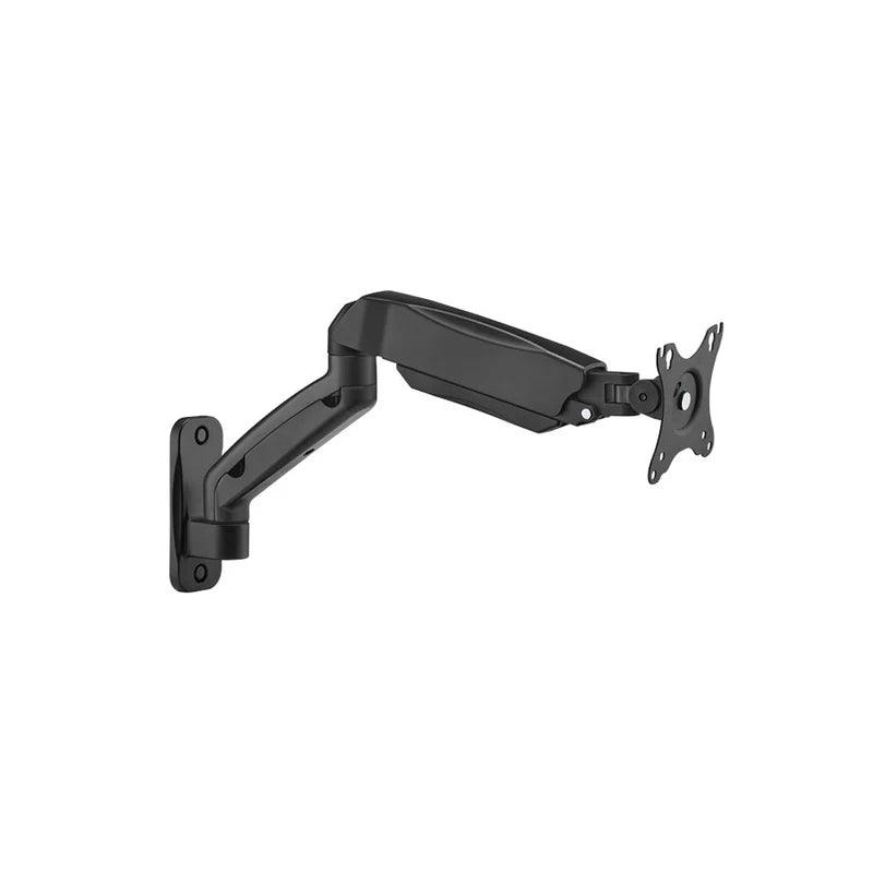 GameOn GO-5015 Economy Spring-Assisted Wall Mounted Single Monitor Arm - 17"-32" / Black