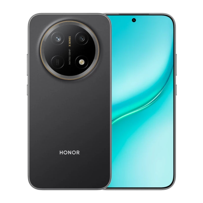 هاتف هونر X9e Pro - ذاكرة عشوائية 8 جيجابايت / سعة تخزين 256 جيجابايت / شاشة AMOLED مقاس 6.8 بوصة / 5G / أسود ميد نايت