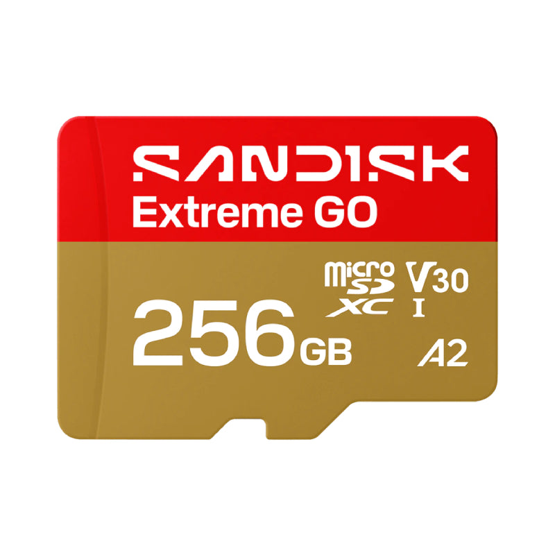 SanDisk Extreme GO microSD UHS-I Card - 256GB / Up to 240MB/s