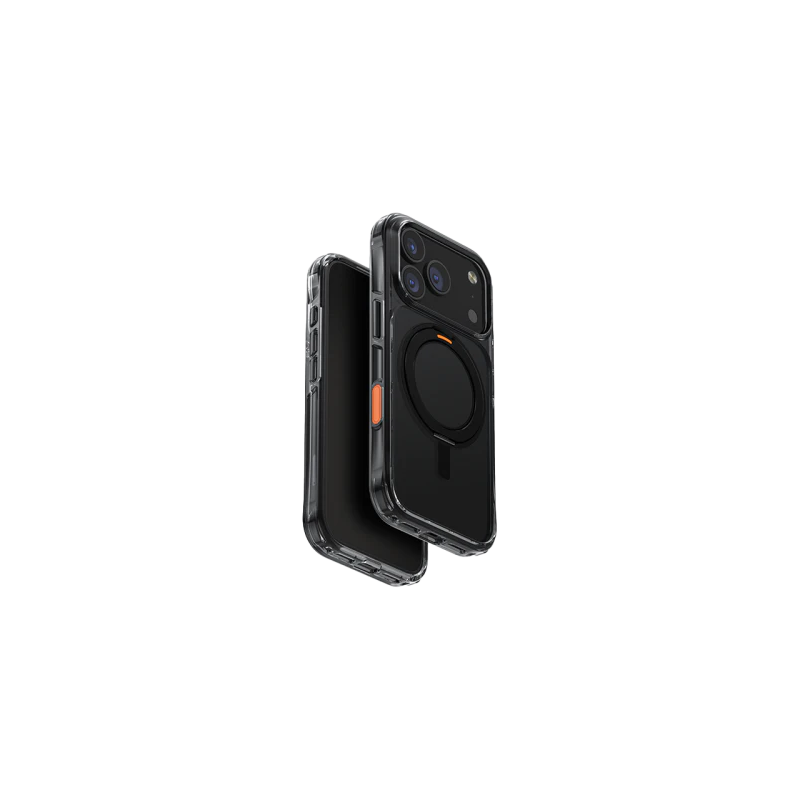 Uniq Hybrid Swivix With 360 Rotating Kickstand MagSafe Case for Apple iPhone 17 Pro Max - Carbon Black