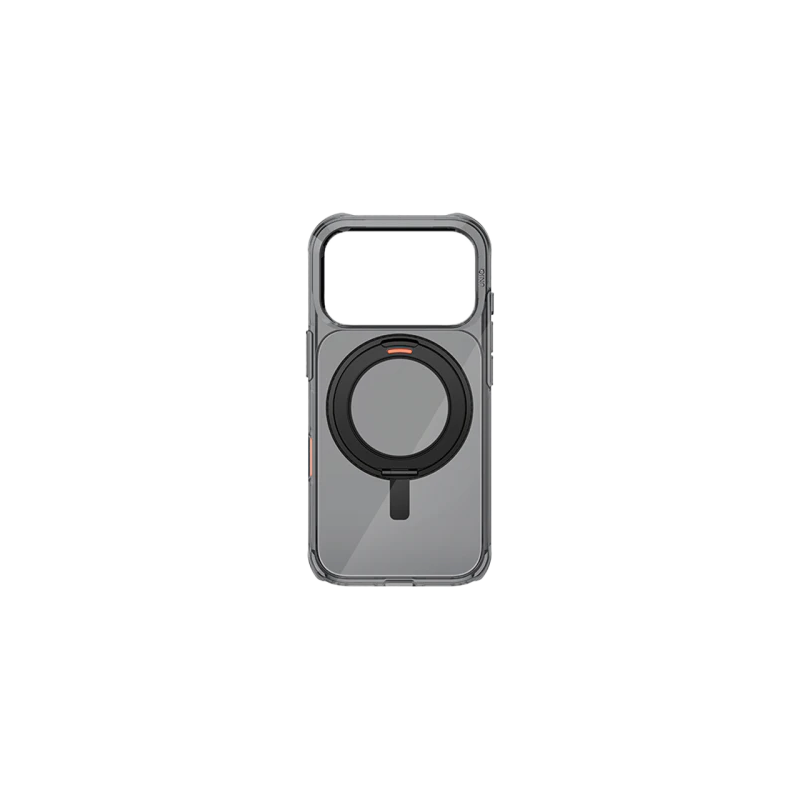 Uniq Hybrid Swivix With 360 Rotating Kickstand MagSafe Case for Apple iPhone 17 Pro Max - Carbon Black