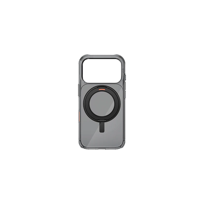 Uniq Hybrid Swivix With 360 Rotating Kickstand MagSafe Case for Apple iPhone 17 Pro Max - Carbon Black