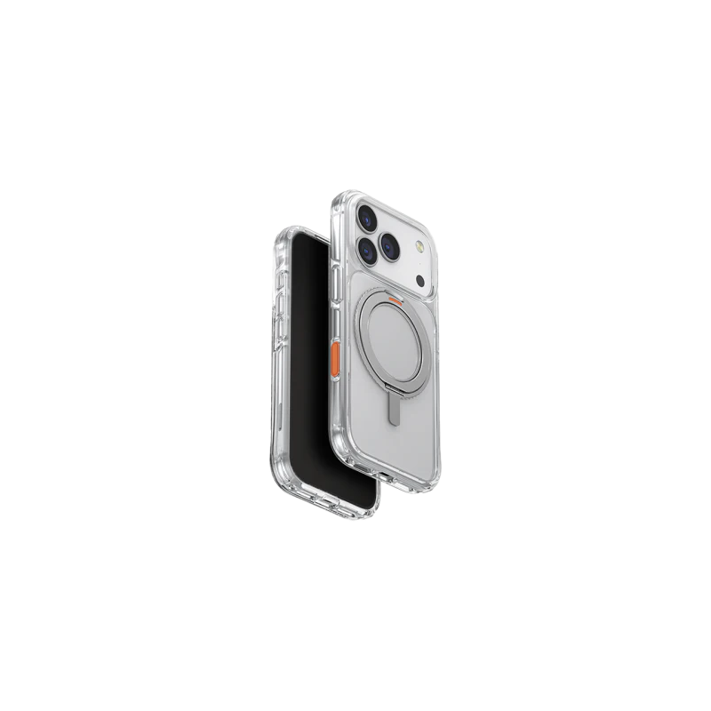 Uniq Hybrid Swivix With 360 Rotating Kickstand MagSafe Case for Apple iPhone 17 Pro Max - Lucent Clear