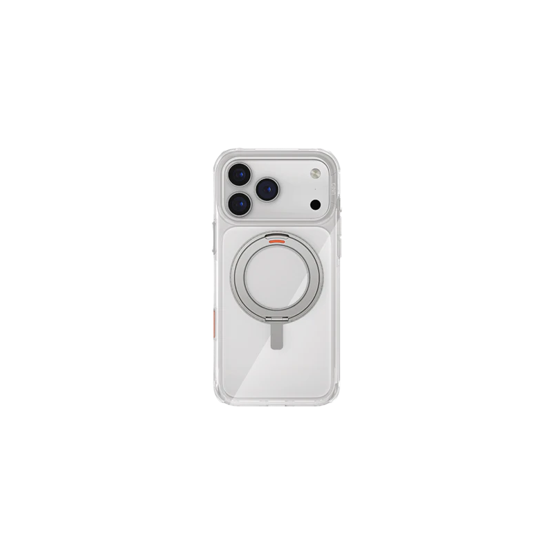 Uniq Hybrid Swivix With 360 Rotating Kickstand MagSafe Case for Apple iPhone 17 Pro Max - Lucent Clear