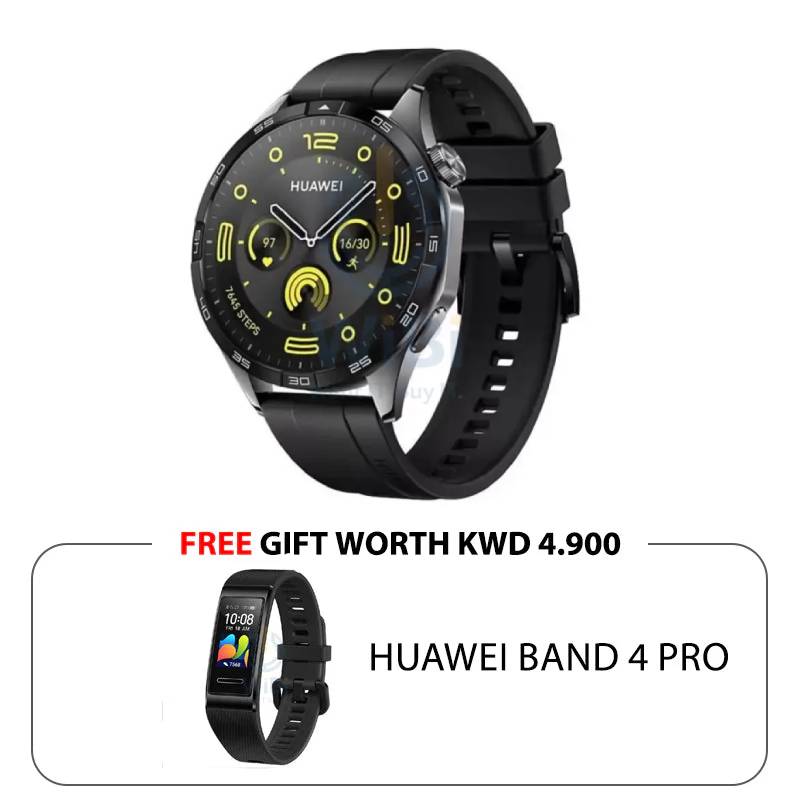 Huawei Watch GT4 46mm - Black Smart Watches