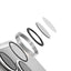 Uniq Optix Aluguard (Dx2) Camera Lens Protector - For Apple iPhone 18 Pro & Apple iPhone 18 Pro Max - Stirling Silver