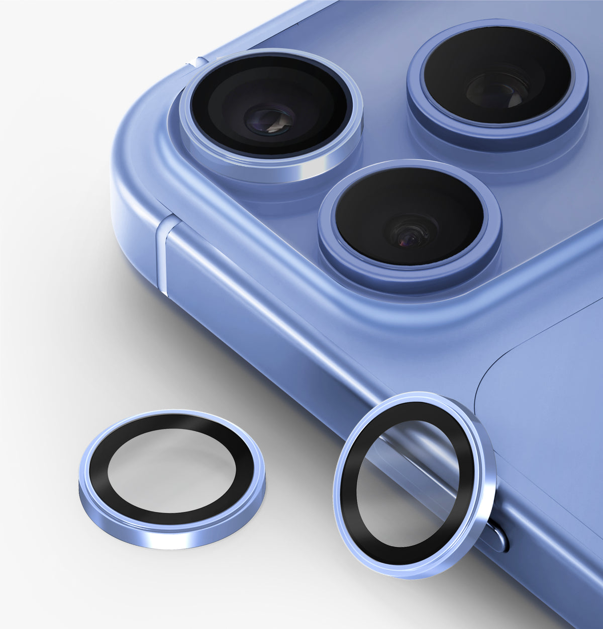 Uniq Optix Prime Camera Lens Protector For Apple iPhone 18 Pro & Apple iPhone 18 Pro Max - Polar Blue