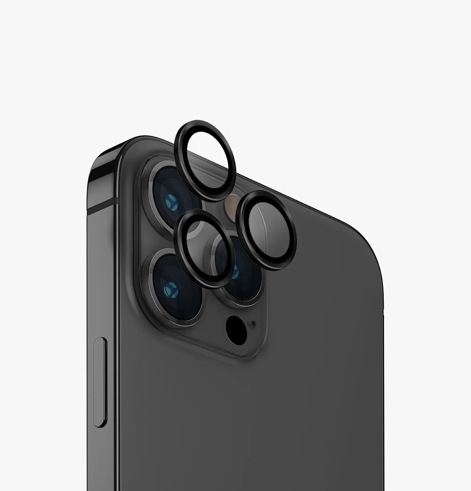 Uniq Optix iPhone 14 Pro 6.1 /14 Pro Max 6.7 Camera Lens Protector - Midnight Black Accessories > Mobiles & Tablets >