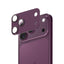 Smartix Ultraguard Aluminium Camera Lens Protector For Apple iPhone 18 Pro Max - Dark Cherry