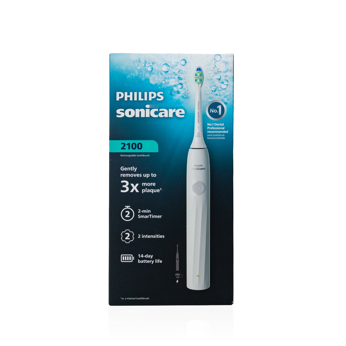Philips Sonicare Rechargeable Toothbrush  2100 Series - White