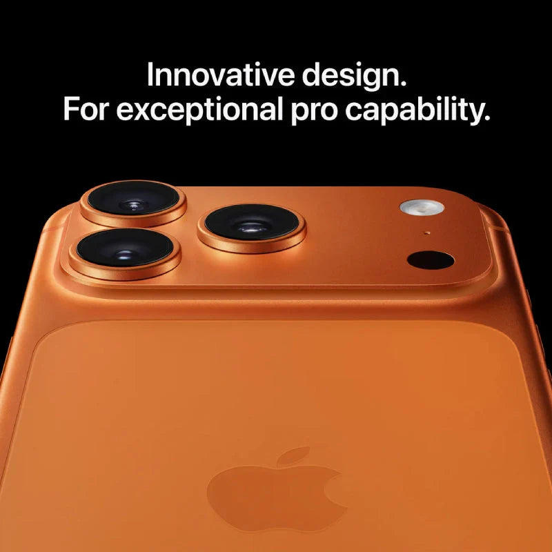 Bundle Offer - Apple iPhone 17 Pro Max - 256GB / Deep Blue / 5G / 6.9" / Middle East Version + Apple AirPods Pro 3 with MagSafe Charging Case - Bluetooth / USB-C / White
