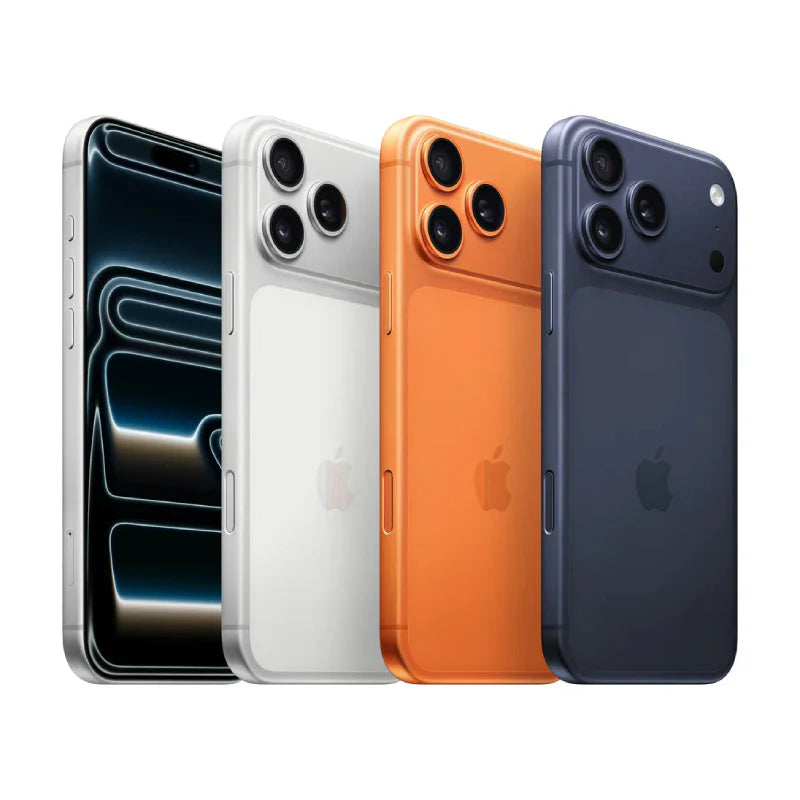 Bundle Offer - Apple iPhone 17 Pro Max - 512GB / Cosmic Orange / 5G / 6.9" / Middle East Version + Uniq Hybrid Lifepro Xtreme Magsafe Case for Apple iPhone 17 Pro Max - Frost Clear/Volt Orange