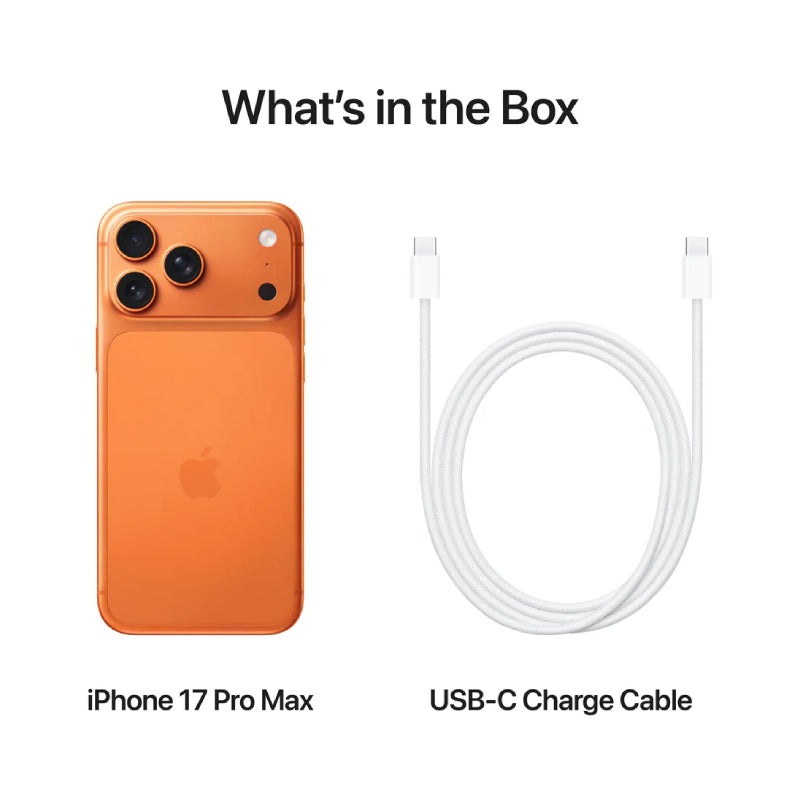 Pre-order Apple iPhone 17 Pro Max - 256GB / Cosmic Orange / 5G / 6.9’’ Mobiles & Tablets > Mobiles