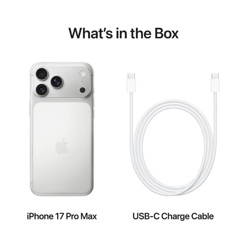 Pre-order Apple iPhone 17 Pro Max - 256GB / Silver / 5G / 6.9’’ Mobiles & Tablets > Mobiles