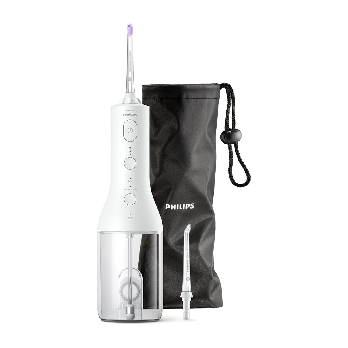 Philips Sonicare Cordless Power Flosser 3000 Oral Irrigator High End - White