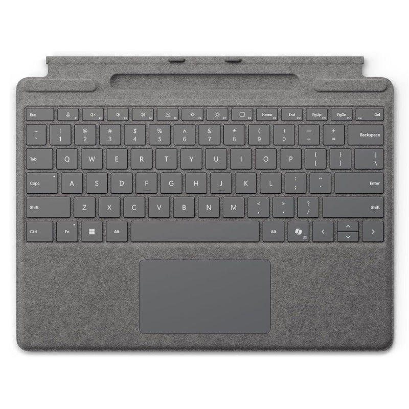 Microsoft Surface Pro Signature Keyboard - Copilot / Arabic/English / Platinum