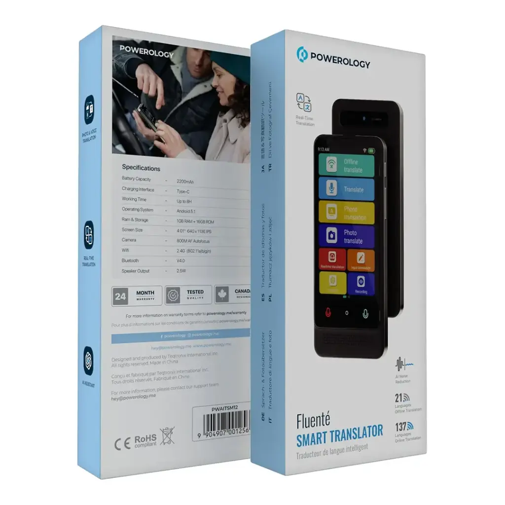 Powerology Smart Translator - Black