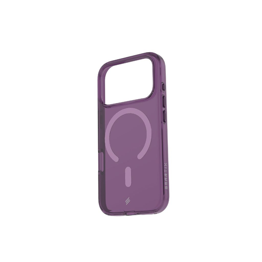 Smartix Ultraguard Magnetic Transparent Dark Cherry Case for Apple iPhone 18 Pro
