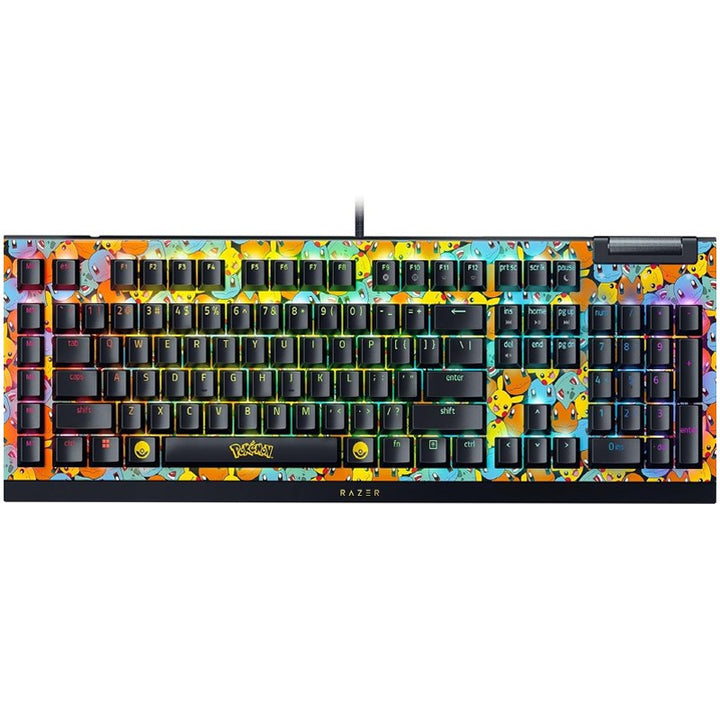 Razer BlackWidow V4 X Mechanical Gaming Keyboard with Razer Chroma RGB - Pokémon Kanto Starters Edition