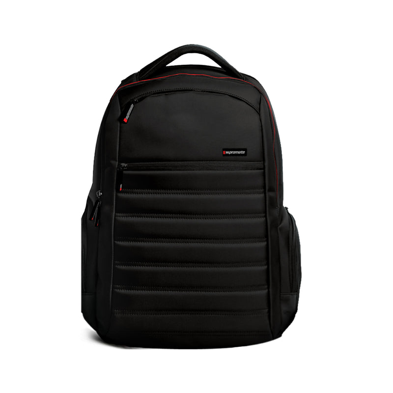 Promate Rebel-BP Laptop Backpack  for 15-inch Laptop - Black