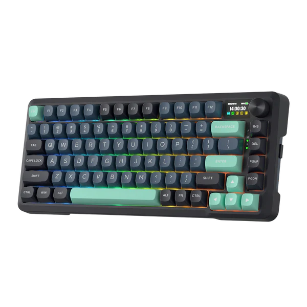 Redragon BEHEMOTH K724 PRO 75% Mechanical Gaming Keyboard - Black/Green