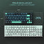 Redragon BEHEMOTH K724 PRO 75% Mechanical Gaming Keyboard - Black/Green